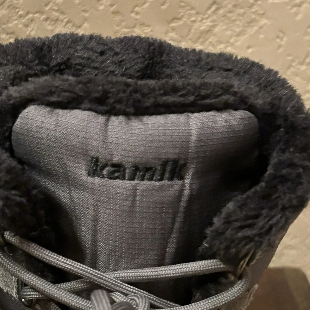 Kamik Brooklyn Waterproof Winter Boots Women's Sz 8 (EUR 39) Charcoal‎ Fall Snow